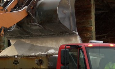 Jefferson City public works crews refill on salt.
