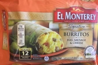 Breakfast burritos recalled