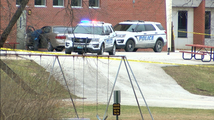 Fulton police investigate the scene of an officer-involved shooting