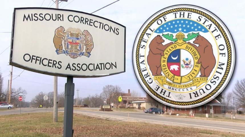 Missouri Corrections Officers Association and State of Missouri seals