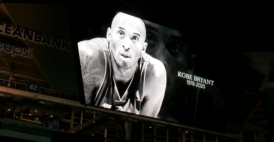 The NFL honored Kobe Bryant at Super Bowl Opening Night.