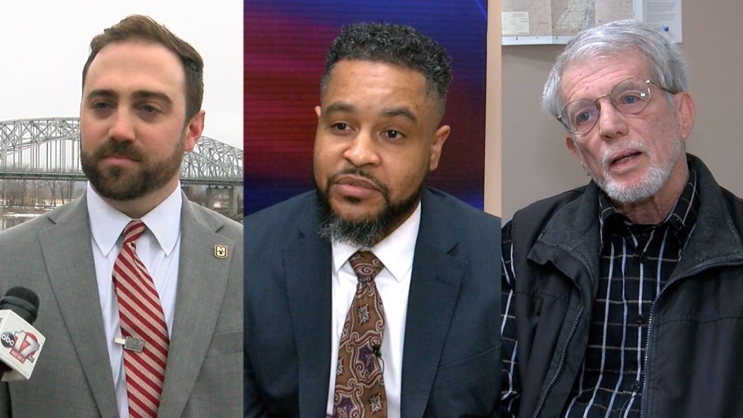 Aaron Mealy (left), Gregory Butler (center), and Mike Lester (right) are running to fill the second ward council seat in Jefferson City.