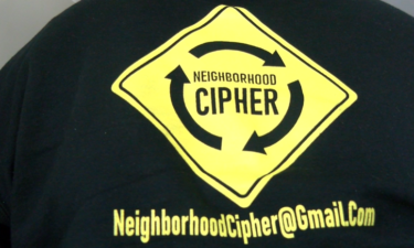 Neighborhood Cipher sweatshirt logo