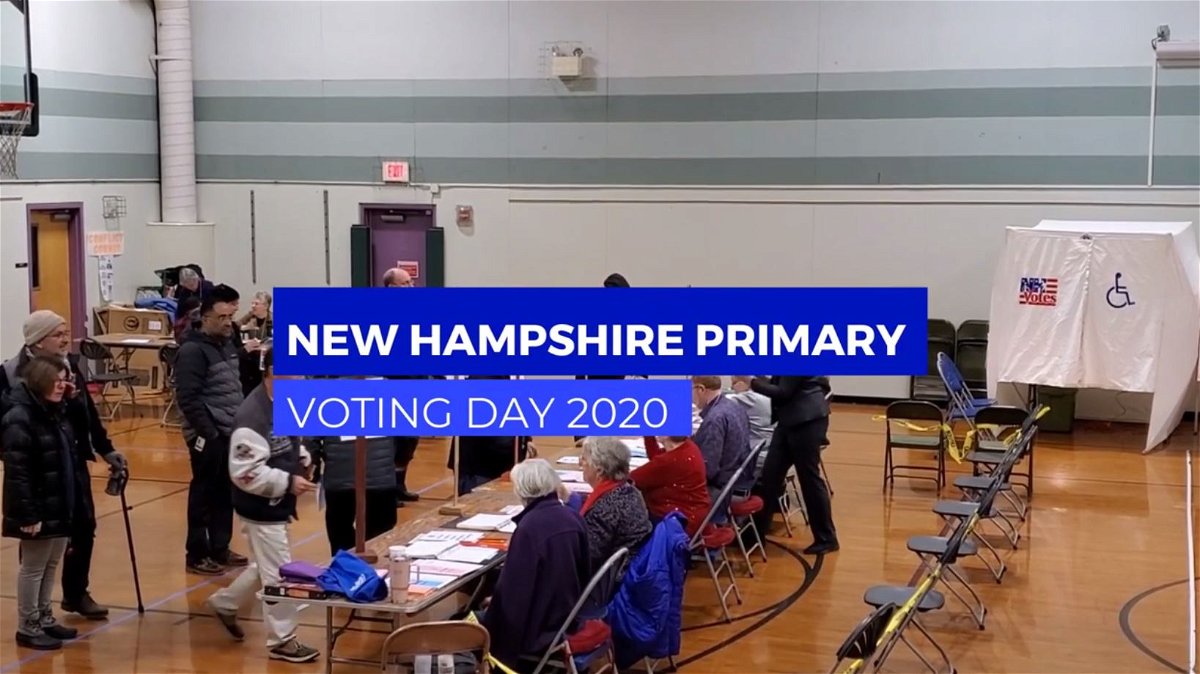 New Hampshire primary screen grab