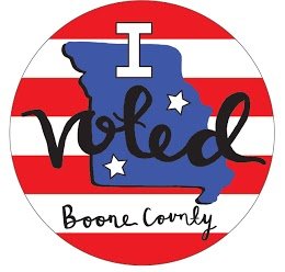 "I Voted" sticker design