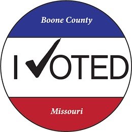 "I Voted" sticker design