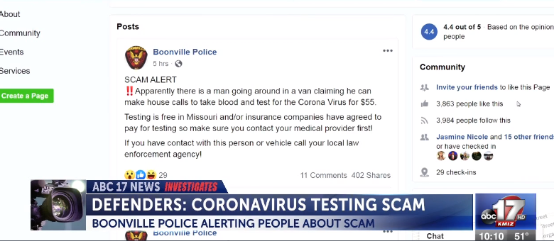 boonville scam