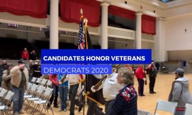 Democrats campaign on Veterans Day