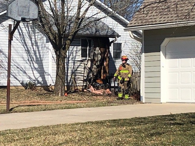 Columbia Fire Department responded to a house fire Saturday