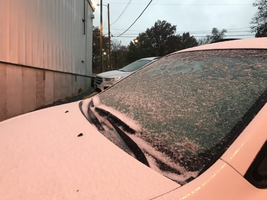 Car and ice