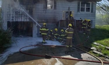 Home damaged in Mexico, Missouri fire