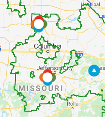 Power Outages reported across mid-Missouri after overnight storms Friday, May 15, 2020. It's not clear yet if all power outages reported are weather-related.