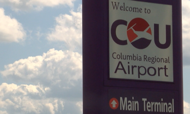 Columbia Regional Airport sign