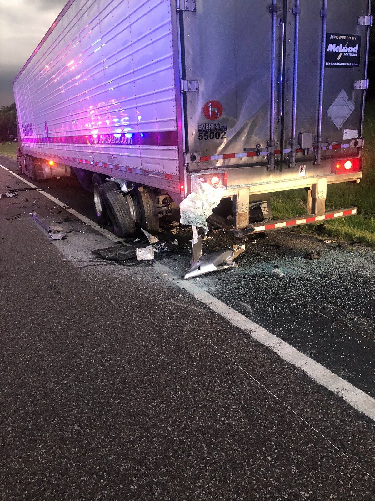 The Boone County Fire Protection District responded to a crash involving a tractor-trailer Friday morning.
