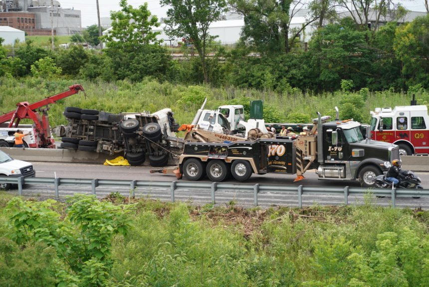 Interstate 70 west semi crash July 1
