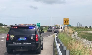 Crash on I-70 Millersburg exit