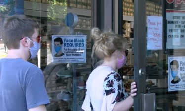 Masks and businesses in Columbia