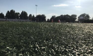 Football field at Rock Bridge High School