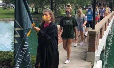 Students participate in William Woods University's Ivy Ceremony