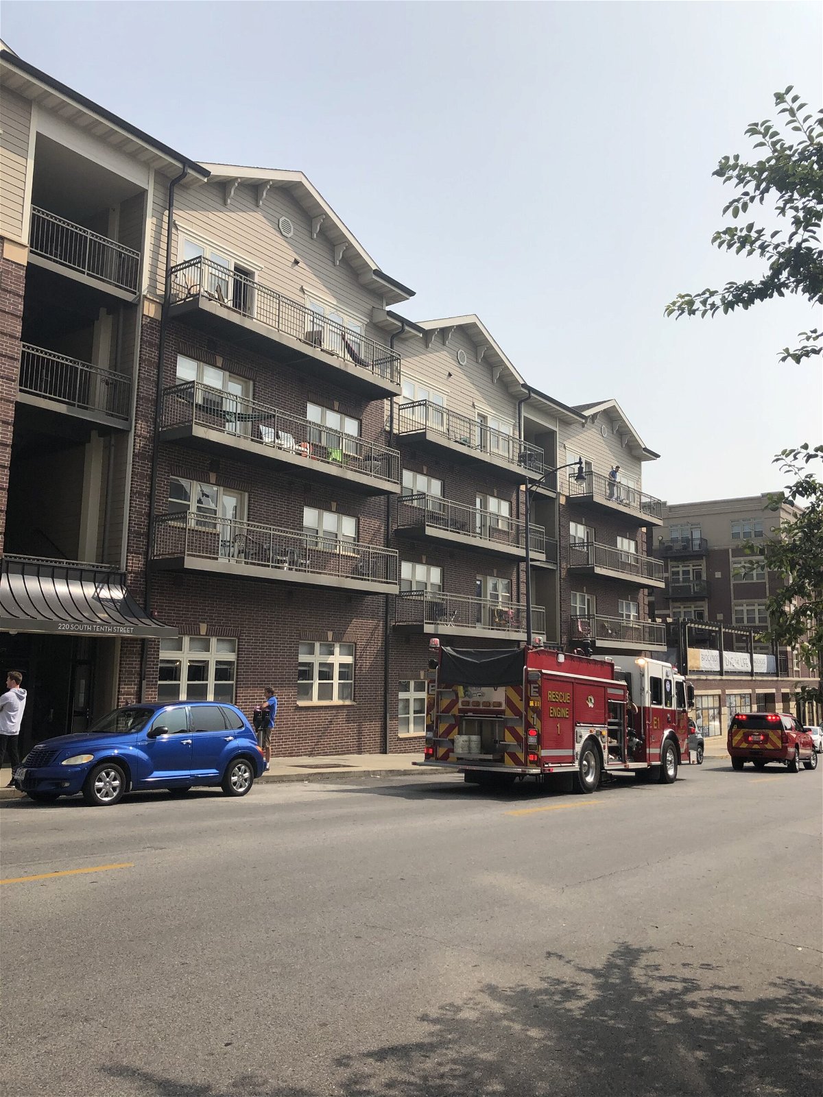 Firefighters respond to Brookeside Downtown for a dryer fire