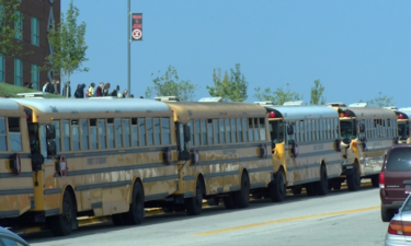 Buses Outside of JC High School