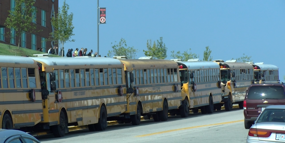 Buses Outside of JC High School