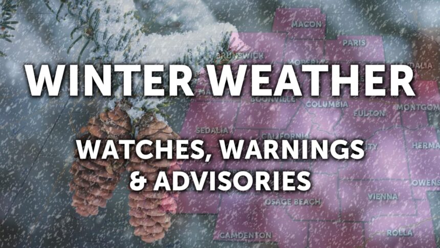 Winter Watches, Warnings, And Advisories - ABC17NEWS