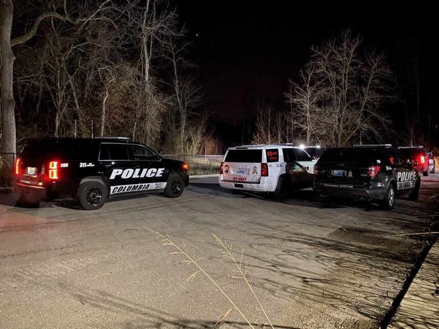 Columbia authorities search for two men near Grasslands Park.