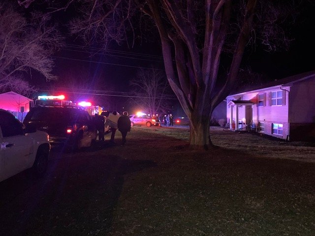 Boone County firefighters respond to a fire on Demaret Drive Saturday morning.