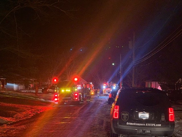 Police respond to a Columbia arson on Ammonette