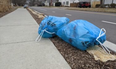Columbia Recycling Bags on Feb. 1st, 2021.