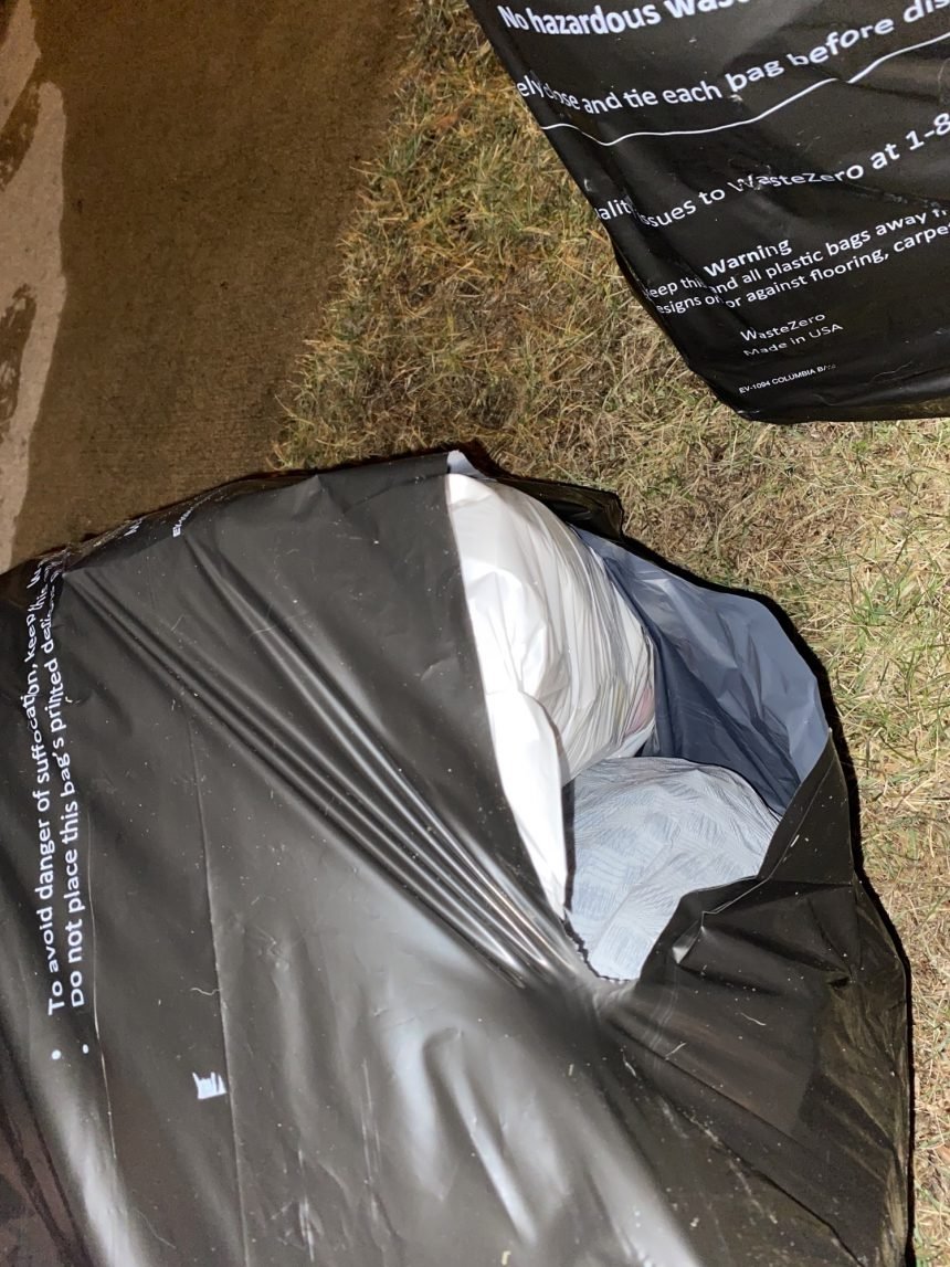 Columbia trash bag issues