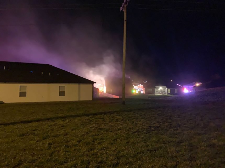 Fire crews respond to house fire in south Columbia early Wednesday morning.