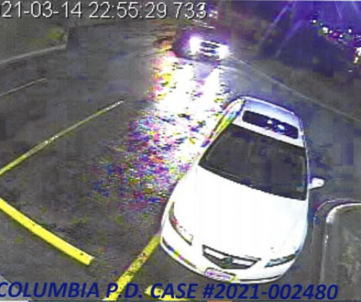 Columbia police are looking for the owner of the vehicle. 