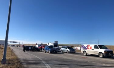 Traffic after crash at I-70/Highway 63 connector