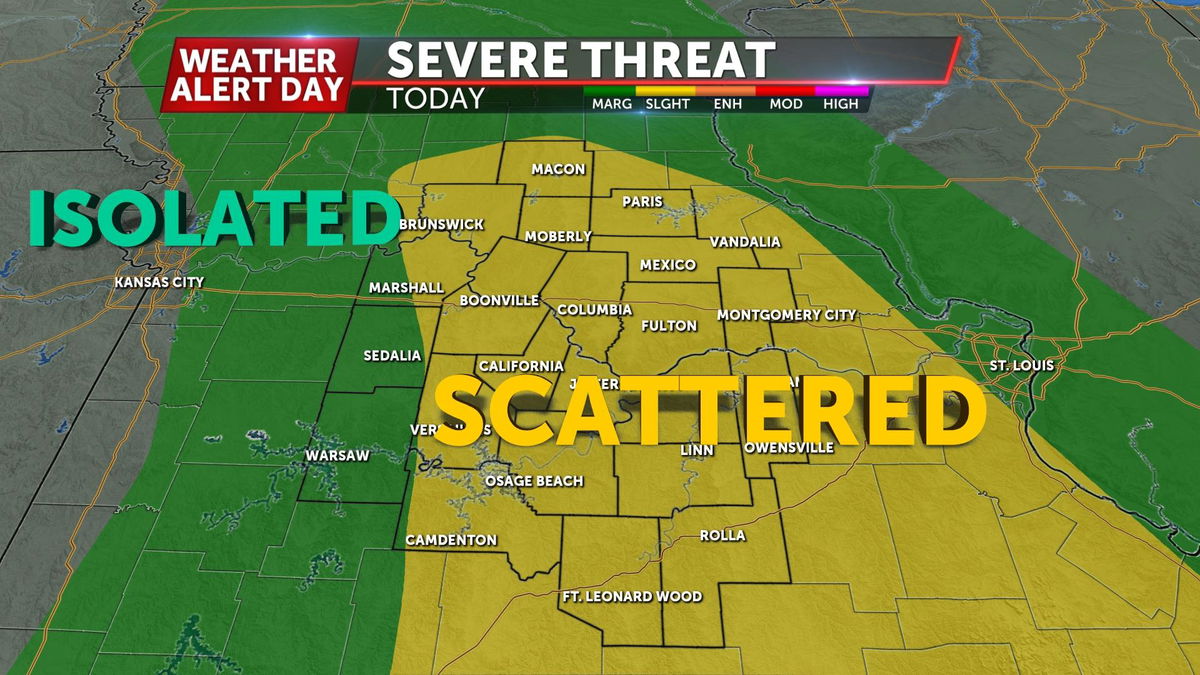 WEATHER ALERT DAY: Mid-Missouri Under Severe Thunderstorm Watch; Flood ...