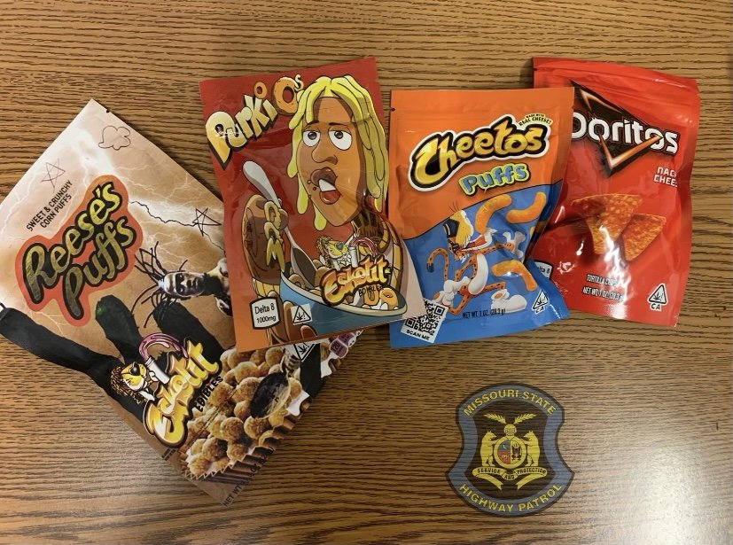 Snacks containing THC seized by the MSHP