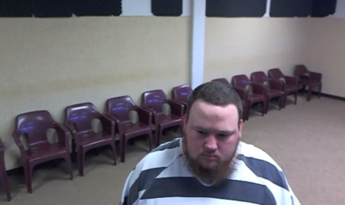 Jeffrey McWilliams appears via video from the Boone County Jail at his first court appearance Wednesday, May 12, 2021.