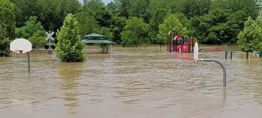 Flooding at Jay Dix Station