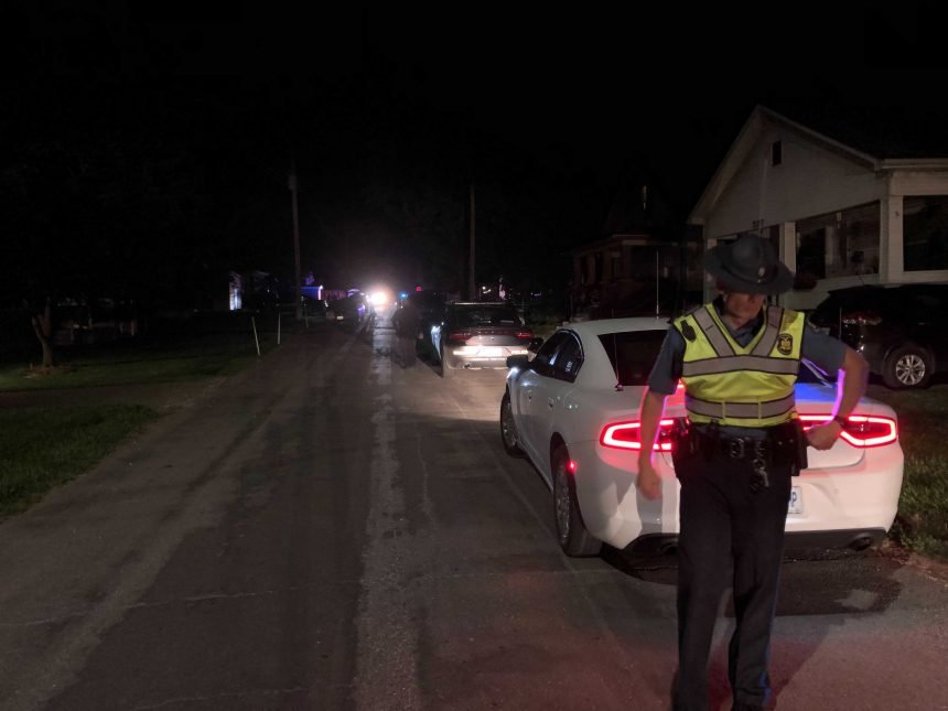 Multiple law enforcement on scene at an incident in Moberly on July 8, 2021.