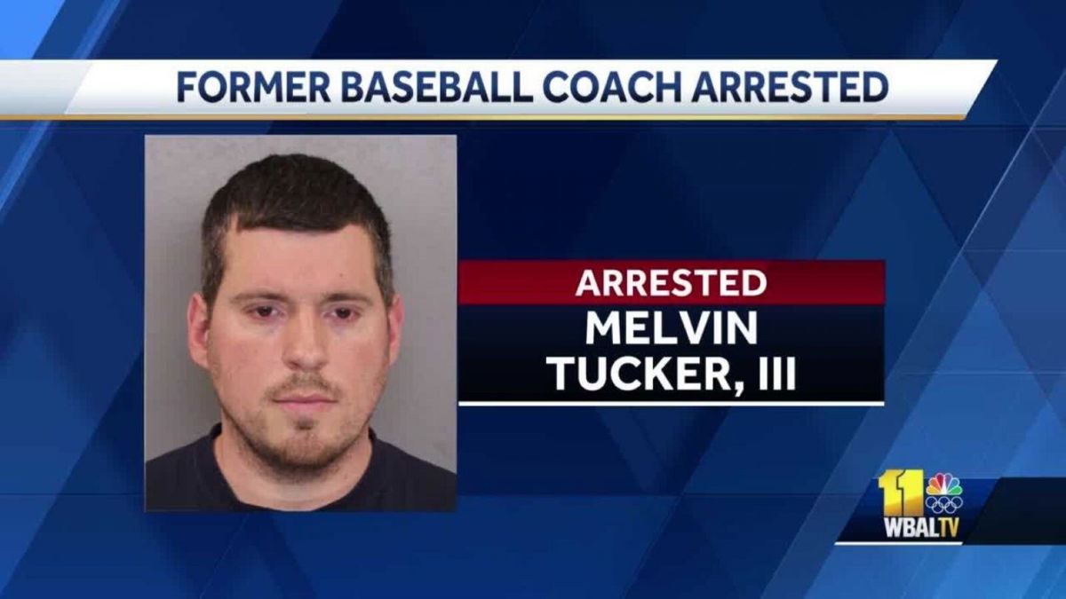 <i>Baltimore County Police</i><br/>Former baseball coach Melvin Tucker III was arrested on second-degree rape and sex abuse of a minor charges according to Baltimore County police.
