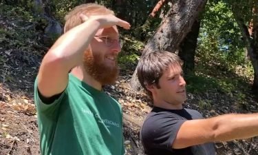 Joe Rattay and Brendan Ruh organized a treasure hunt in the Santa Cruz mountains where they hid $1