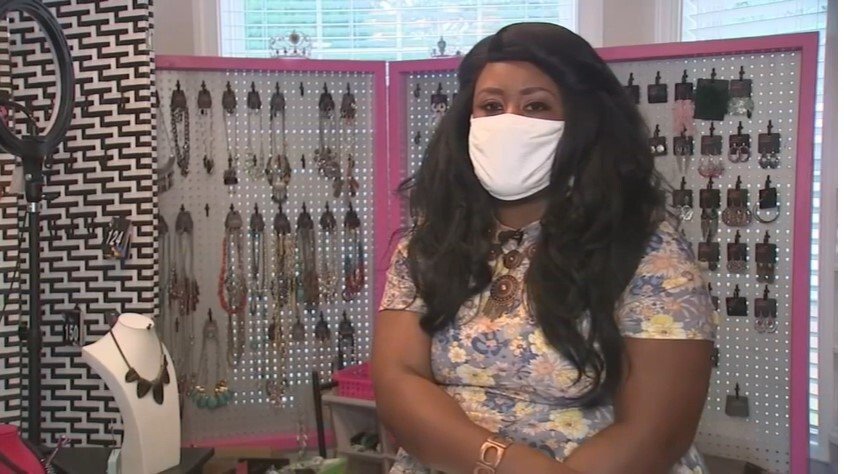<i>WTVD</i><br/>The Zebulon mother of three is now running her own internet business called Boujee Bling