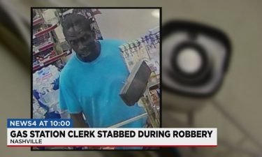 A robber stabbed a Nashville gas station clerk with what police say