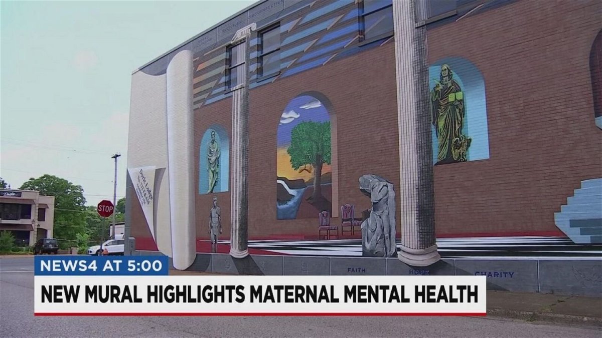 <i>WSMV</i><br/>A new mural in the Hillsboro Village designed by Murals & More in collaboration with Ready Nest Counseling is raising awareness about maternal mental health.