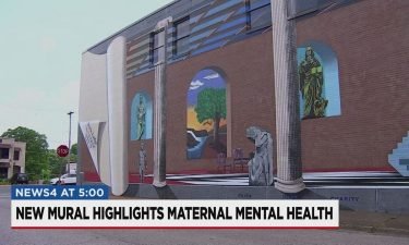A new mural in the Hillsboro Village designed by Murals & More in collaboration with Ready Nest Counseling is raising awareness about maternal mental health.