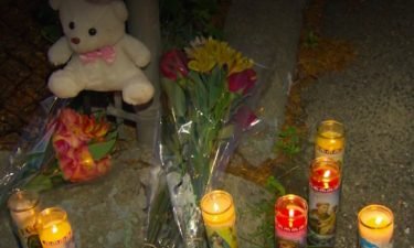 A makeshift memorial is growing in a Chelsea neighborhood where a 19-month-old boy was struck and killed by a car on July 10.