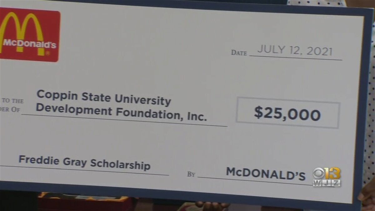 <i>WJZ</i><br/>The Coppin State Development Foundation announced that they have created a $25