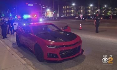 The Los Angeles Police Department's Valley Traffic Division set up a sting with California Highway Patrol Sunday to stop street racers in their tracks.