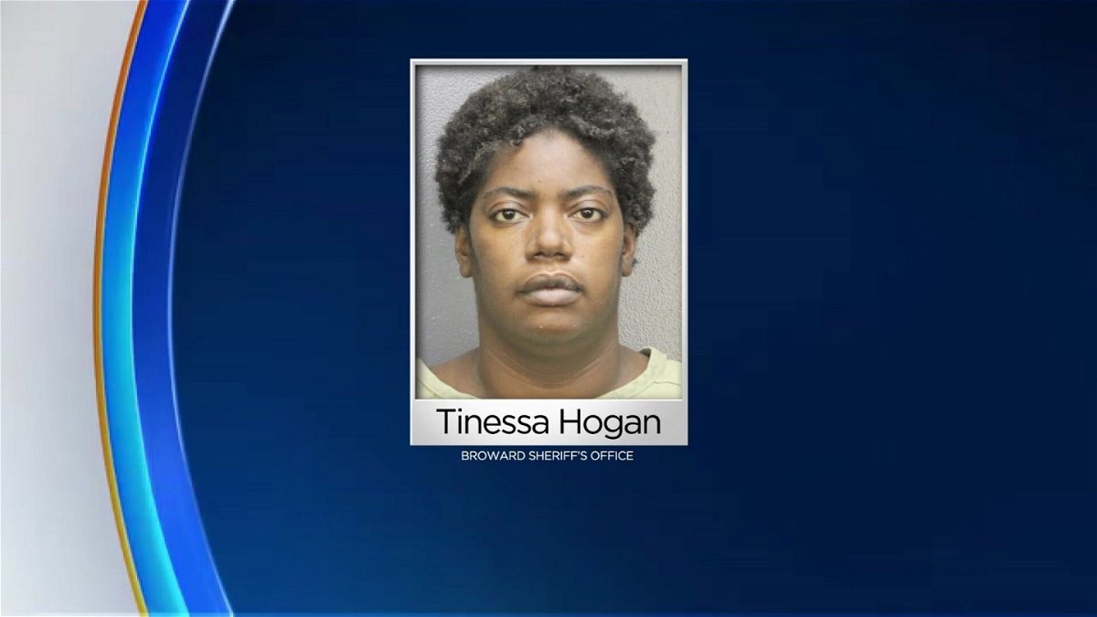 <i>Broward County Sheriff</i><br/>Tinessa Hogan has been charged in the deaths of her two daughters whose bodies were found floating in a canal last month.